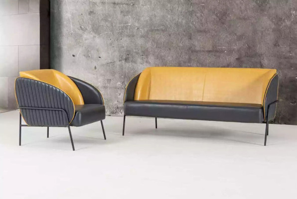 Modernes Luxus Sofa Set Zweisitzer Sessel Arbeitszimmer Design Möbel 