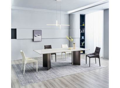 Esszimmergruppe Stilvoller Esstisch 6x Stühle Gruppe Holzgestell 7tlg