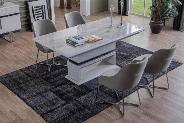 Modern Esszimmer Set Besteht aus 5tlg. Esstisch und 4x Stühle Neuheit