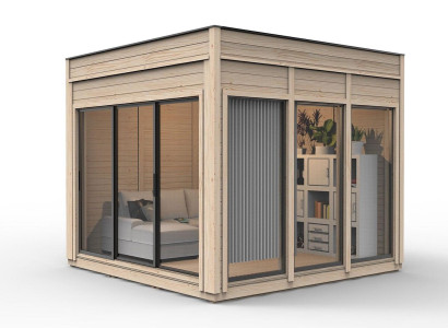 Campinghaus Garten Haus Holzhaus Ferienhaus Gartenhaus Häuschen 354x354x318