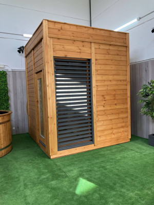 Sauna Holz Garten Holzsauna Outdoor Saunas Trockensauna Häuschen Haus