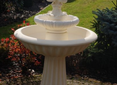 Zierbrunnen Springbrunnen Skulptur Brunnen Dekoration Garten Fontaine Neu 1136cm