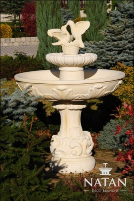 Springbrunnen Froschbrunnen Brunnen Steinbrunnen Gartenbrunnen Fontaine 155cm