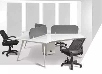 Arbeitszimmer Einrichtung Counter Team Schreibtisch Computertisch Designer Möbel