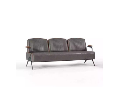 Sofa Couch Dreisitzer Arbeitzimmer Büro Einrichtung Polstersofa 3 Sitzer