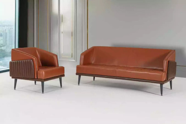 Designer Büromöbel Polstersofas Luxus Zweisitzer Couch Office Sitzer
