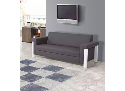 Sofa 3 Sitzer Arbeitszimmer Textil Möbel Polster Stoff Couch Modern Designer