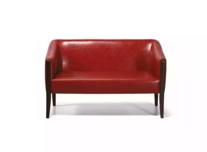 Sofa 2 Sitzer Arbeitszimmer Stil Modern Textil Möbel Büromöbel Luxus Couch