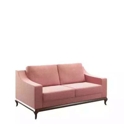 Modern Sofa 2 Sitzer Wohnzimmer Design Möbel Stil Modern Neu rosa Luxus