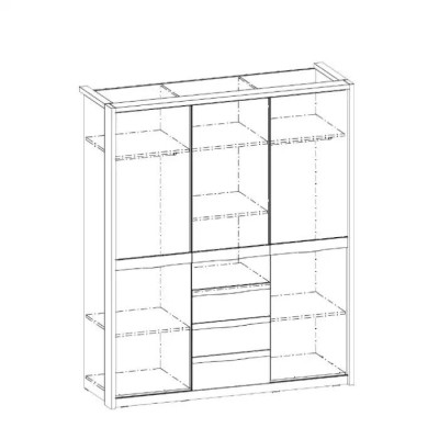 Kleiderschrank Schlafzimmer Schränke Holz Luxus Modern Schrank Design