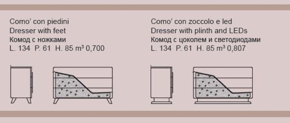 Moderne Luxus Set 2tlg Kommode Spiegel Kommoden Holz Konsole Sideboard Möbel