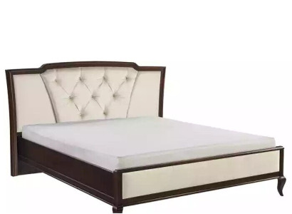 Bett aus Holz Chesterfield Betten Doppelbett im Schlafzimmer Samt Textil