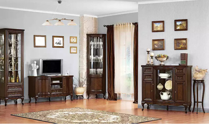 TV Ständer RTV Lowboard Wohnwand Sideboard Holz Modern Design