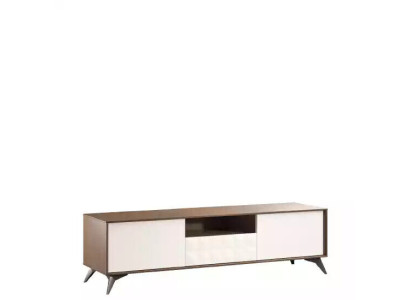 TV-Ständer Lowboard Wohnwand Modern Design Sideboard Holz