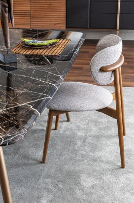 Esszimmertisch Esstisch Tisch Essecke Marmor Schwarz Esszimmer Design