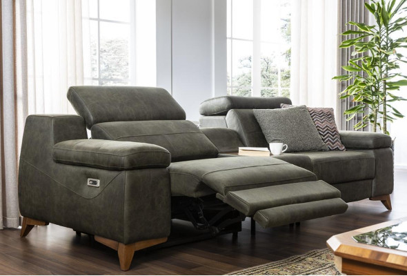 Sofa Couch Polster Set XXL Big Couchen Multifunktion Sofas 3+3 Sitzer