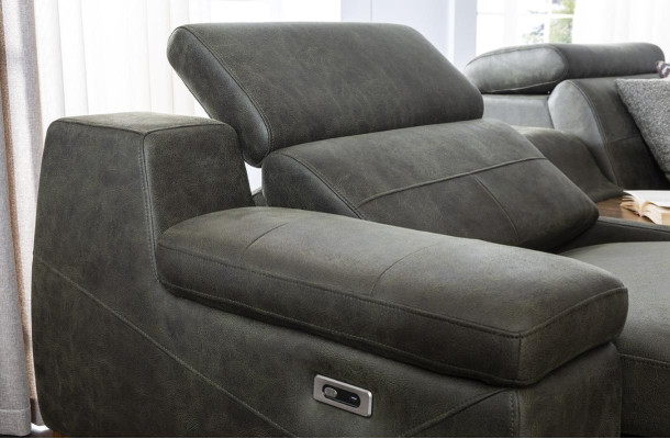 Sofa Couch Polster Set XXL Big Couchen Multifunktion Sofas 3+3 Sitzer
