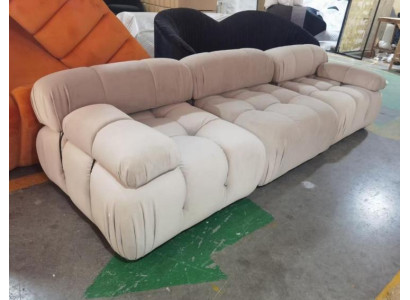 Sofa 3 Sitzer Hochwertig Polster Sofas Design Textil neu Modern stilvoll