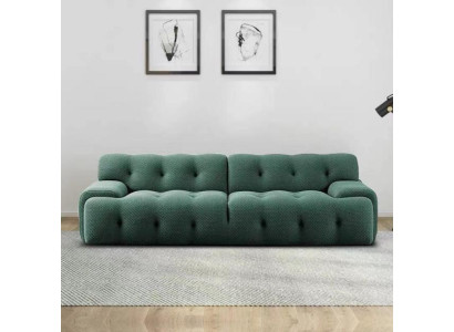 Design Sofa 2 Sitzer Relax Sofas Club Textil Polster Couch Stoff Couchen