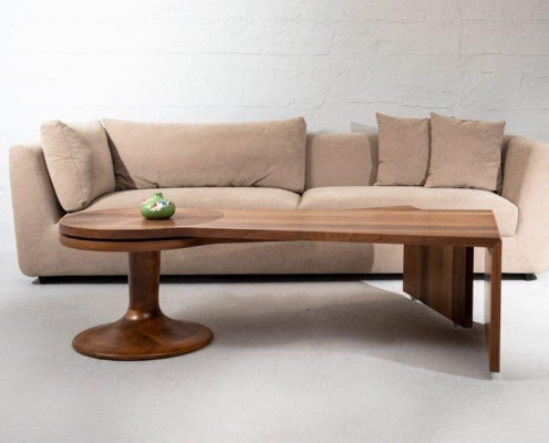 Schiebe Couchtisch für Wohnzimmer moderne Neuheit aus hochwertigen Material