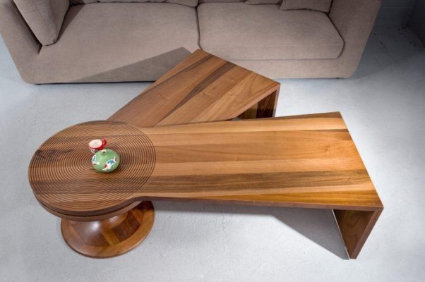 Schiebe Couchtisch für Wohnzimmer moderne Neuheit aus hochwertigen Material