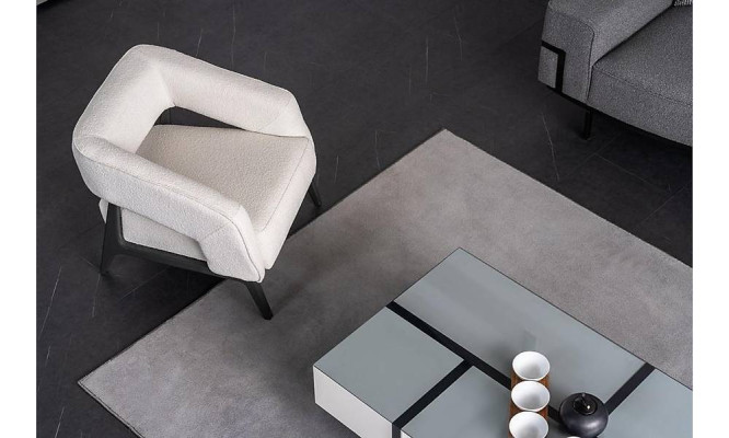 Modern Wohnzimmer Set Besteht aus 2x Sofas + Sessel und Couchtisch 4tlg.