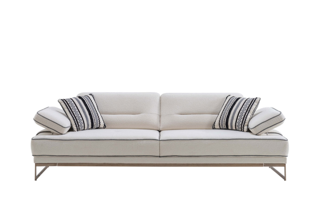 Stilvolle Wohnzimmer Sitzgarnitur Polster 2x Dreisitzer Sofas Sessel