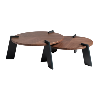 Sofatisch Couchtisch Kaffeetisch Beistelltisch Holz Braun Tisch Design