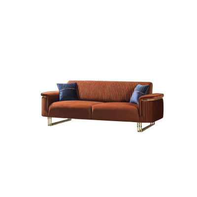 Modernes Wohnzimmer Sitzgarnitur Designer 3-Sitzer Sessel Sofagarnitur