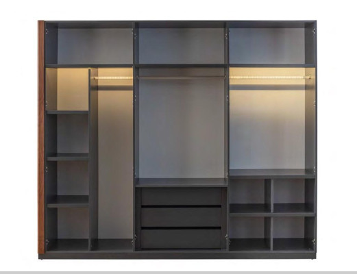 Schlafzimmer Kleiderschrank Luxus Glasschrank Stilvolle Einrichtung