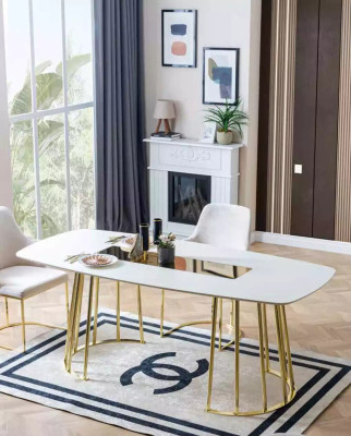 Esstisch Luxus Küchentisch aus Holz Esstisch neu Stil Modernweiß