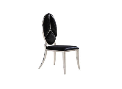 Stuhl Schwarz Neu Stühle Polsterstuhl Sessel Metall Lounge Design Möbel