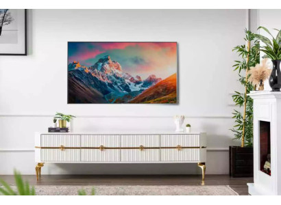 Wohnzimmer tv Ständer Möbel rtv Fernseher Stil Modern Weiß Luxus Holz