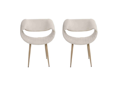 Modern 2x Stühle Polsterstuhl Luxus Sessel Lehnstuhl Esszimmer Wohnzimmer Neu