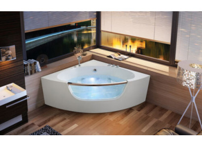 Eckwanne Eckbadewanne Whirlpool Relax Wanne Spa Indoor Badewanne