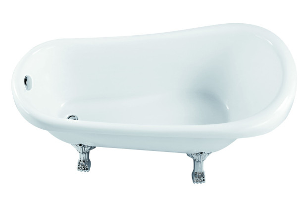 Standbadewanne Freistehende Badewanne Wanne Modern Bad Weiß Oval