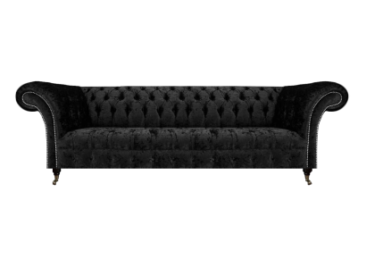 Wohnzimmer Chesterfield Viersitzer Sofa Couch Polstermöbel Einrichtung Neu