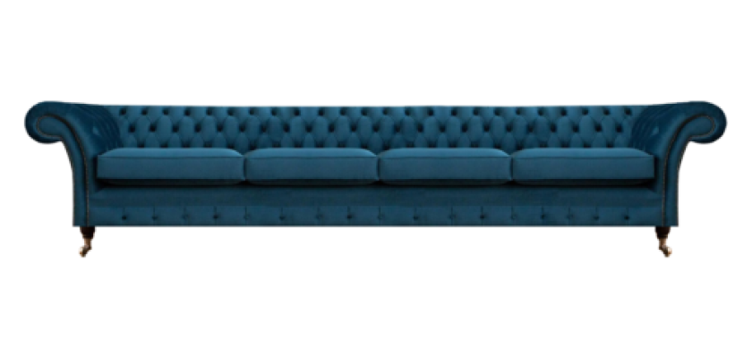 Wohnzimmer Chesterfield Einrichtung Polstermöbel Sofa Couch Viersitzer Neu