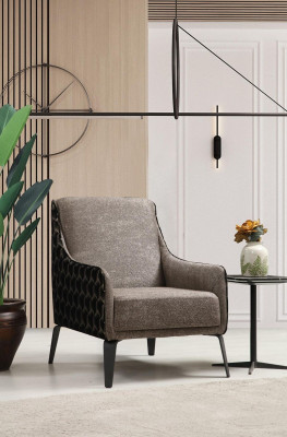 Sofagarnitur Dreisitzer Sessel Stoffsofa Polstersofa Grau Couch Sofa