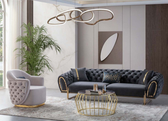 Luxuriöse 2x Chesterfield Sofas Designer Polster Couchen Moderne Möbel