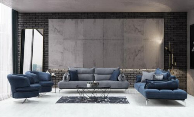 Stilvoll Sofagarnitur 3+3+1+1 Sitzer Designer Wohnzimmer Set von 4tlg neu