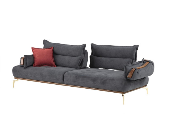 Stilvoll Sofagarnitur 3+3+1+1 Sitzer Designer Wohnzimmer Set von 4tlg neu