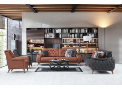 Sofagarnitur 3+3+1+1 Sitzer Designer Wohnzimmer Set Modern von 4tlg neu