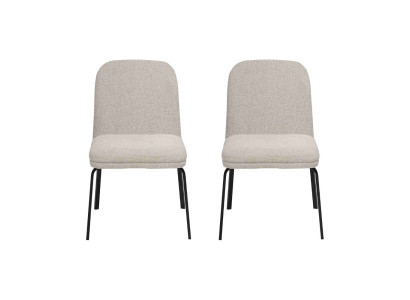 Moderner Weißer Stuhlset Luxuriöse Esszimmerstühle Designer Möbel 2tlg