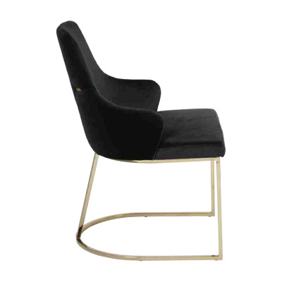 Schwarze Edelstahl Stühle 2x Esszimmerstühle Luxus Sitz Möbel 2-er Set