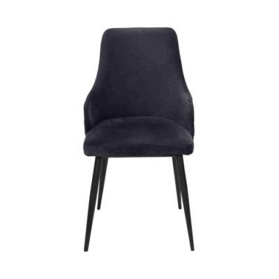 Schwarzer Designer 2x Stühle Luxus Esszimmer Einsitzer Moderne Einrichtung