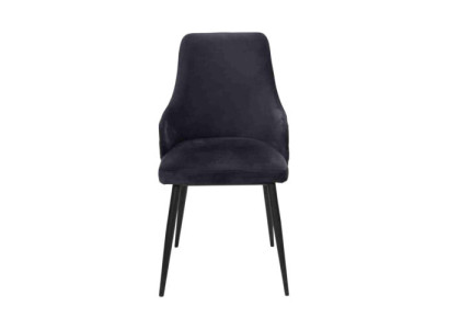 Schwarzer Designer 2x Stühle Luxus Esszimmer Einsitzer Moderne Einrichtung