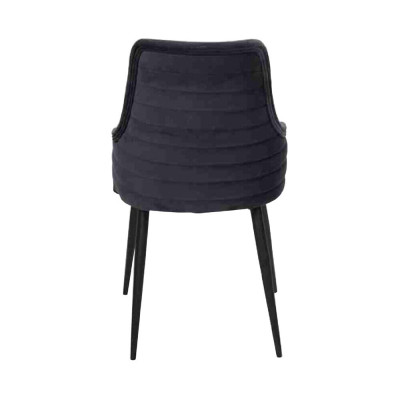 Schwarzer Designer 2x Stühle Luxus Esszimmer Einsitzer Moderne Einrichtung