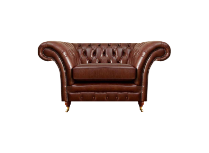 Wohnzimmer Sessel Braun Chesterfield Einrichtung Couch Polstersitz Neu