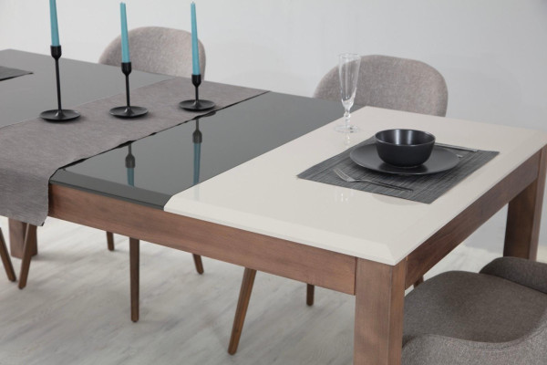 Exklusive Esszimmer Möbel Holz Esstisch Designer Anrichte Polsterstühle